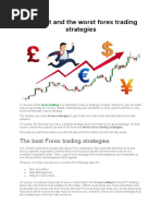 The Best and The Worst Forex Trading Strategies