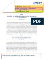 Analizamos Tetos Sobre Desempleos y Casos de Emprendimiento