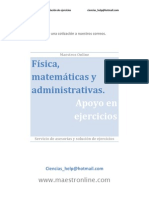 matemáticas y administrativas