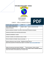 Adicion y Sustraccion en Numeros Racionales