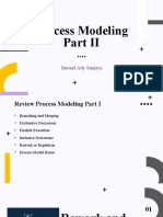 Week 04 - Process Modeling Part II