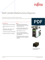Fujitsu F56 Multi Cassette Media/Currency Dispenser: Data Sheet