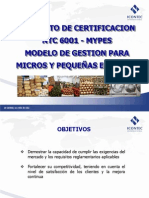 Proyecto Mypes - Icontec 2010 SV