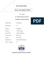 Corpus Linguistics Final