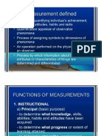 Measurement & Evaluation