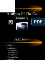 Analysis of The Car Industry