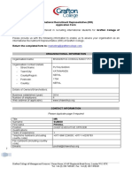 International Recruitment Representative (IRR) Application Form