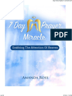 7 Day Prayer Miracle (Grabbing The Attention of Heaven)