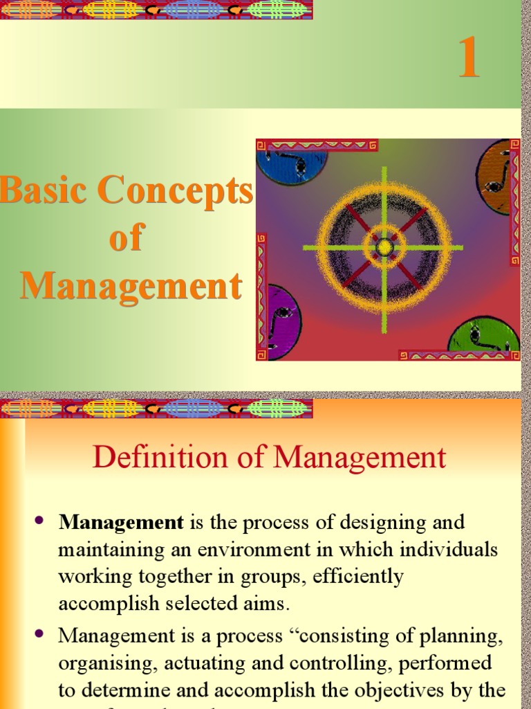 Key Concepts of Management Explained | PDF | Goal | Resource