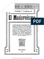 El Modernismo Por Enrique Gómez-Carrillo