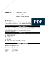 CV of Sheikh Shadi Marjan