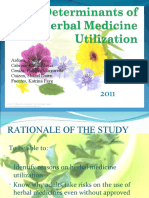 Determinants of Herbal Medicine Utilization