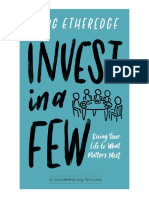 Discipleship - Invest in A Few