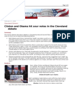 02-27-08 FactCheck-Clinton and Obama Hit Sour Notes in The C