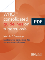 WHO Consolidated Guidelines On Tuberculosis - Module 2 Screening