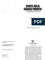 Download BUDAYA KERJA ORGANISASI PEMERINTAH3 by soetrisno SN50624899 doc pdf