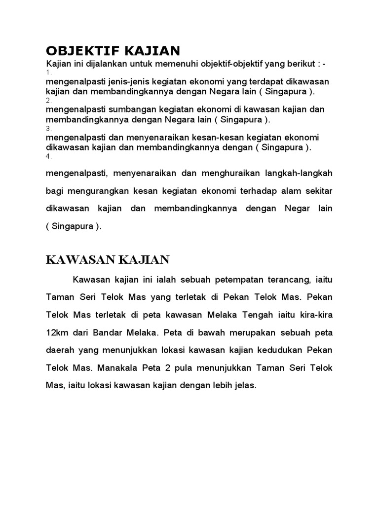 Objektif Kajian  PDF