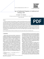 2000 - (Hatami and Bathurst) - Effect of Structural Design On Fundamental Frequency of Reinforced-Soil Retaining Walls