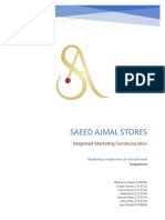Saeed Ajmal Stores: Integrated Marketing Communication