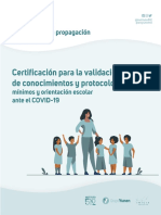 A Bordo: Certificación para La Validación de Conocimientos y Protocolos