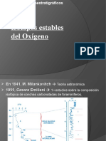 Marcadores Quimioestratigraficos. Isotopos Estables de Oxigeno.