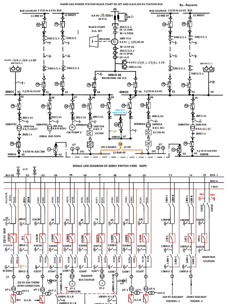 220 Kv Substation Single Line Diagrams Pdf