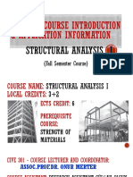 Structural Analysis Week 1