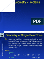  Tool Geometry - Problems