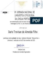 Certificado Dario