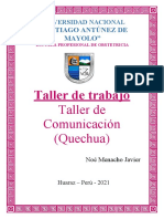 1.0 TALLER DE TRABAJO TC QUECHUA EPO G1 y G2 SEMANA 12