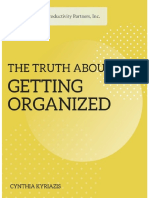 Truth About Getting Organized