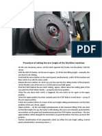 Arm Height Adjustment Workline