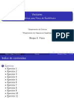 Ejercicios de Vectores para 1 Bachillerato Física