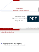 Integrales para 1 Bachillerato de Física