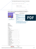 (PDF) Manuel Complet Pour Débuter La Programmation Avec Le Langage C++ - Cours Informatique