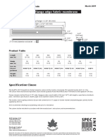 CAN Channel - Flange Edge With Fabric Membrane Specification Information 28 March 2019