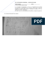 2do Examen de Ejercicios Topografia General 2020 ROGER