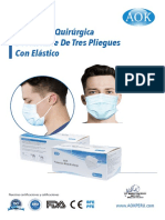 Aok 3 Pliegues Azul