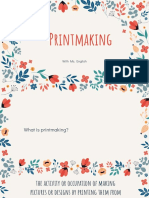 Printmaking Intro