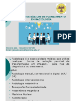 II - Conceitos de Planejamento e Organização em Radiologia II