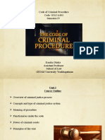 Code of Criminal Procedure Code-SOL5A403 Semester-IV