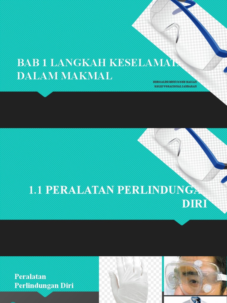 Bab 1 Langkah Keselamatan Di Dalam Makmal | PDF