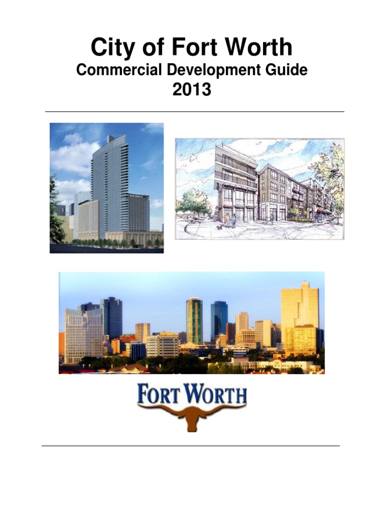 City of Fort Worth Commercial Development Guide PDF Zoning