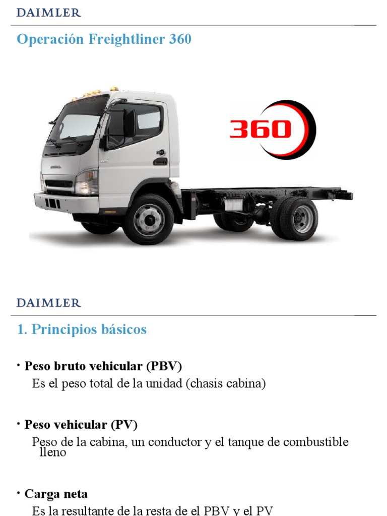 Guía Operativa Freightliner 360 | PDF | Vehículos | Vehículo de motor