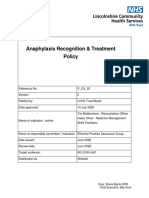 P CS 32 Anaphylaxis Recognition and Treatment Policy
