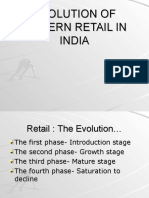 Evolution of Modern Retail in India