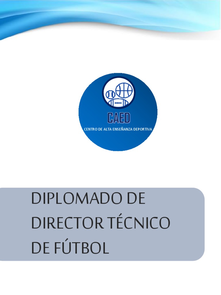 Módulo I - Diplomado Director Técnico | PDF | Deportes | Ocio