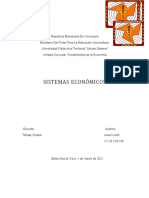 Los Sistemas Económicos Analisis y Cuadro
