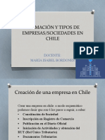 Tipos de Empresas en Chile y Las Nuevas
