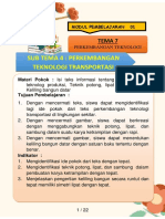 Sub Tema 4: Perkembangan Teknologi Transportasi